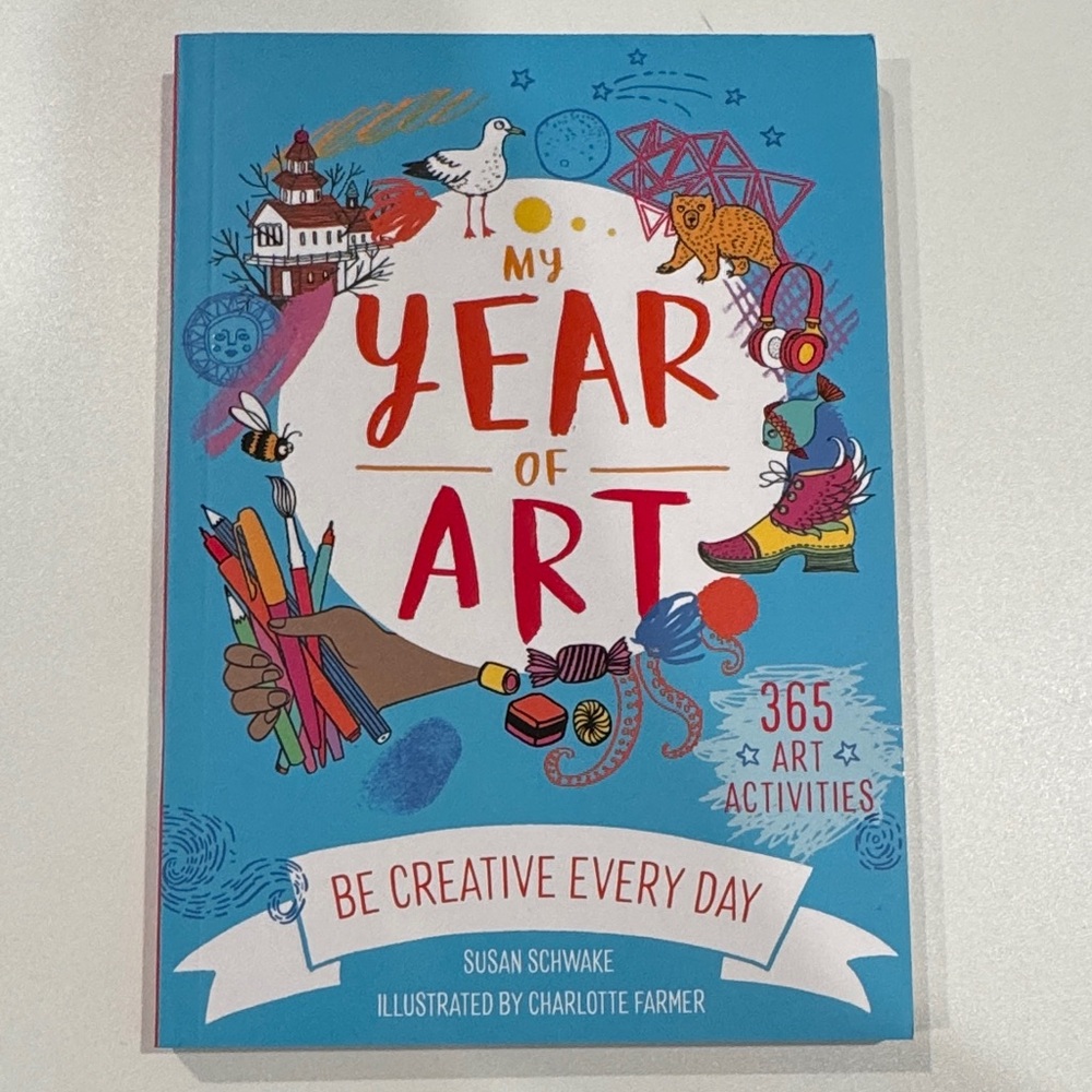 My Year of Art by Susan Schwake - Vibrant Blue Cover